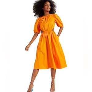 INC open waist dress